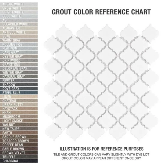 Promo 𧨠Merola Tile Hudson Tangier Glossy White 12.38" X 12.5" Porcelain Mosaic Tile π - Image 3