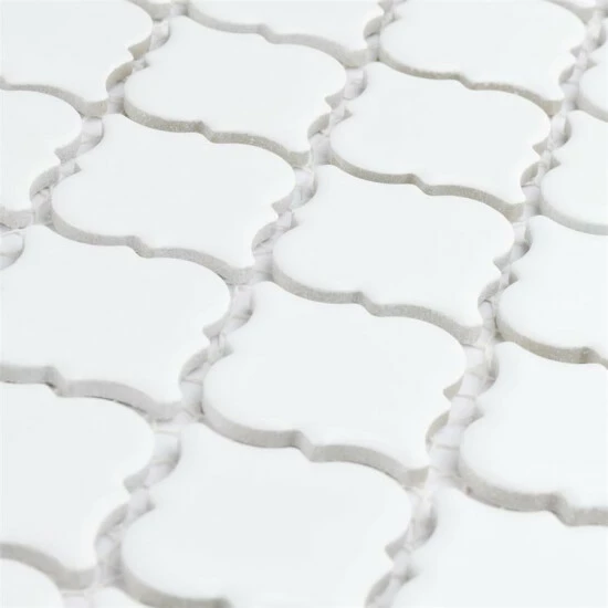 Promo 𧨠Merola Tile Hudson Tangier Glossy White 12.38" X 12.5" Porcelain Mosaic Tile π - Image 6