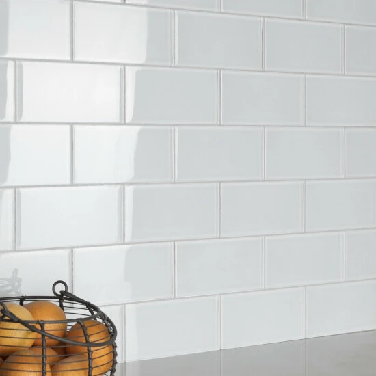 Buy π Merola Tile Tessera Subway Ice White 3" X 6" Glass Subway Tile π€© - Image 8