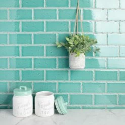 Best reviews of ⌛ Merola Tile Novecento Aguamarina 2.5" X 5.13" Ceramic Subway Wall Tile 🤩