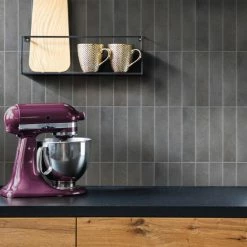 Outlet 😍 Merola Tile Heritage Carbon 2-3/8" X 9-5/8" Porcelain Floor And Wall Tile 🌟