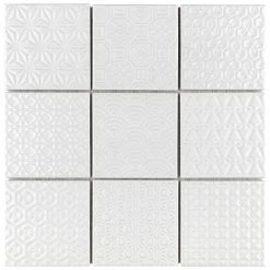 Best reviews of ⭐ Merola Tile Spirit White 1.63" X 1.63" Porcelain Mosaic Tile 🌟
