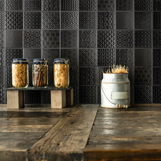 Coupon π€© Merola Tile Spirit Black 1.63" X 1.63" Porcelain Mosaic Tile π