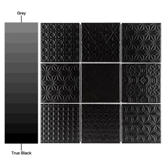 Coupon π€© Merola Tile Spirit Black 1.63" X 1.63" Porcelain Mosaic Tile π - Image 3