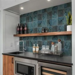 Budget 😀 Merola Tile Ocean Green River 6" X 6" Porcelain Floor And Wall Tile 🥰