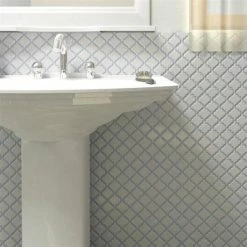 Best Sale ✔️ Merola Tile Hudson Tangier Matte White 12.38" X 12.5" Porcelain Mosaic Tile 💯