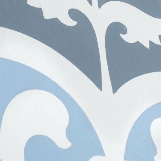 New π€© Merola Tile Cemento Empress Ocean Encaustic 7.86" X 7.86" Cement Handmade Floor And Wall Tile - Case (12 Tiles) π - Image 5