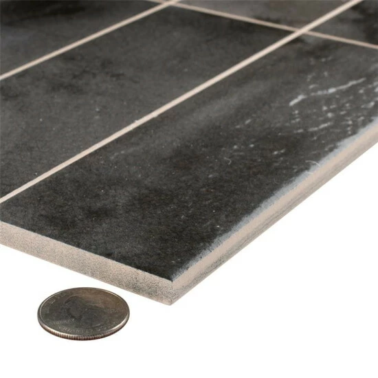 Budget π₯° Merola Tile Kings Raku Black 7-7/8" X 15 3/4" Ceramic Wall Tile π - Image 5