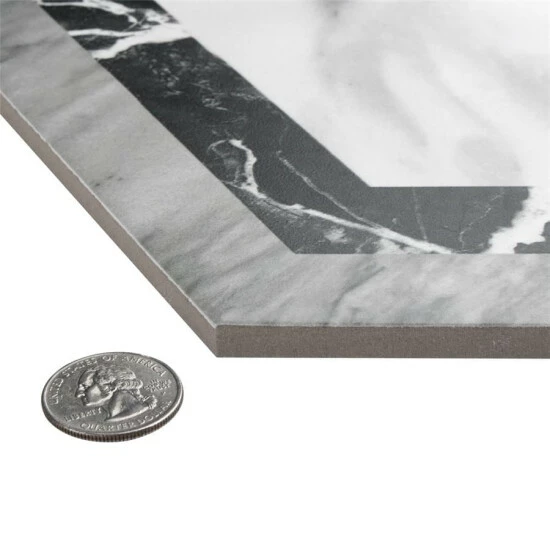 Hot Sale π Merola Tile BioTech Bardiglio Hex Agra 11" X 13" Porcelain Floor And Wall Tile β€οΈ - Image 6