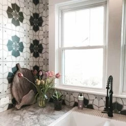 Top 10 ❤️ Merola Tile Twenties Crest Encaustic 7.75" X 7.75" Ceramic Floor And Wall Tile 😉