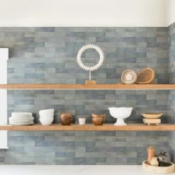 Outlet 👏 Merola Tile Heritage Indigo 2-3/8" X 9-5/8" Porcelain Floor And Wall Tile 🛒