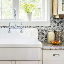 Budget 🧨 Merola Tile Twenties Vintage Mini 4" X 4" Ceramic Floor And Wall Tile 🥰