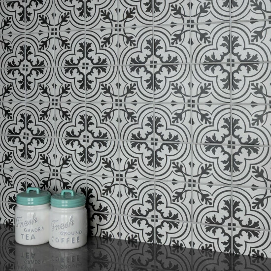 Budget 𧨠Merola Tile Twenties Vintage Mini 4" X 4" Ceramic Floor And Wall Tile π₯° - Image 8