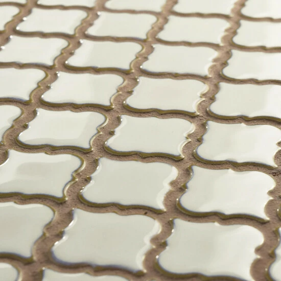 Cheapest π Merola Tile Hudson Tangier Snowcap White 12.38" X 12.5" Porcelain Mosaic Tile π - Image 5