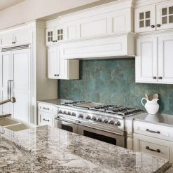 Best deal ⌛ Merola Tile Zinc Hex Green Decor 9-7/8" X 11-1/4" Porcelain Floor And Wall Tile - Case (17 Tiles) - Case (17 Tiles) 😍