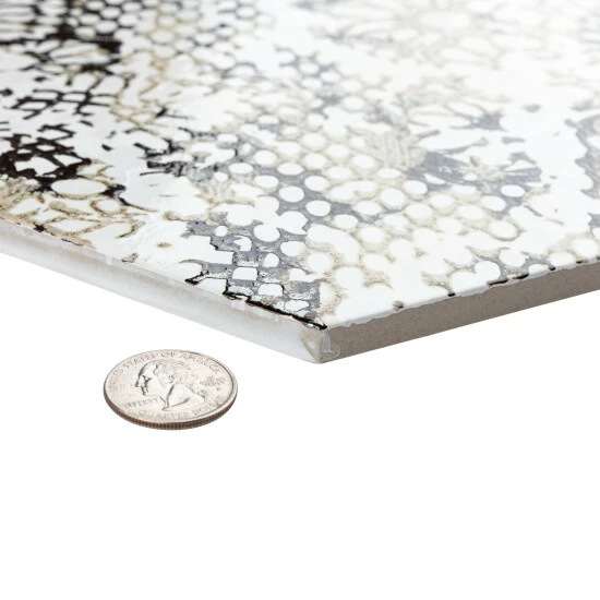 Best reviews of π Merola Tile Inedita Hex White 9-7/8" X 11-1/4" Porcelain Floor And Wall Tile - Case (17 Tiles) - Case (17 Tiles) π - Image 3