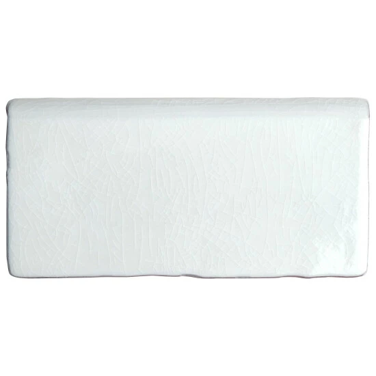 Deals 𧨠Merola Tile Antic Craquelle Gris Claro Bullnose 3" X 6" Ceramic Subway Wall Trim Tile - (1 Tile) β