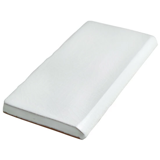 Deals 𧨠Merola Tile Antic Craquelle Gris Claro Bullnose 3" X 6" Ceramic Subway Wall Trim Tile - (1 Tile) β - Image 3