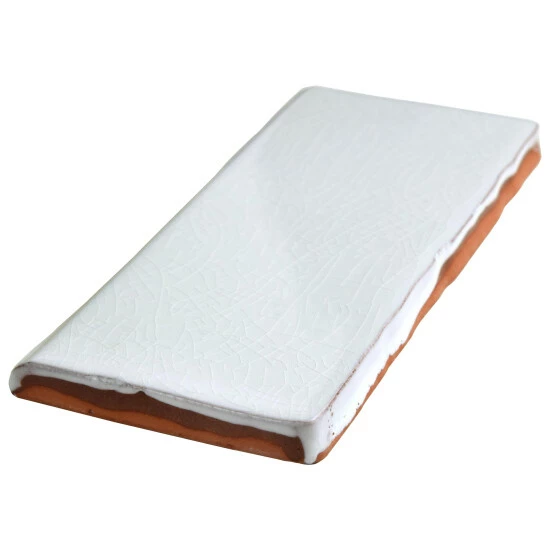 Deals 𧨠Merola Tile Antic Craquelle Gris Claro Bullnose 3" X 6" Ceramic Subway Wall Trim Tile - (1 Tile) β - Image 4