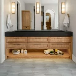 Best Sale ❤️ Merola Tile Natura Hex White14-1/8" X 16-1/4" Porcelain Floor And Wall Tile - Case (9 Tiles) 🛒