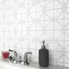 Coupon 🧨 Merola Tile Osaka Matte White 11.75" X 11.75" Porcelain Mosaic Tile 👏