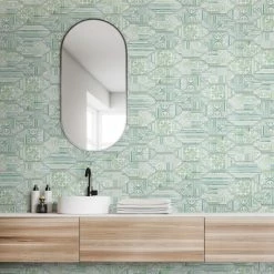 New π Merola Tile Royal Garden Provenzal Green 6-1/4" X 12-3/4" Porcelain Floor And Wall Tile - Case (20 Tiles) - Case (20 Tiles) π₯°