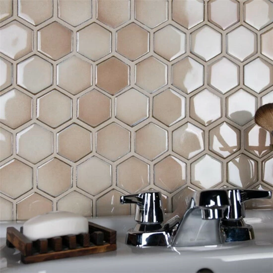 Coupon π€© Merola Tile Hudson 2" Due Hex Truffle 12.5" X 11.25" Porcelain Mosaic Tile π€© - Image 8