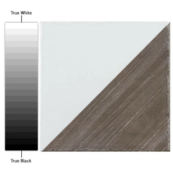 New β Merola Tile Triangle Rustique Glossy Brown 6" X 6" Ceramic Wall Tile π - Image 3