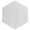 Hot Sale 🔥 Merola Tile Mazzo Hex White 8.5" X 9.75" Porcelain Floor And Wall Tile 🛒
