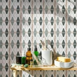 Budget 🤩 Merola Tile Archivo Argania Encaustic 4.86" X 4.86" Ceramic Floor And Wall Tile ✔️