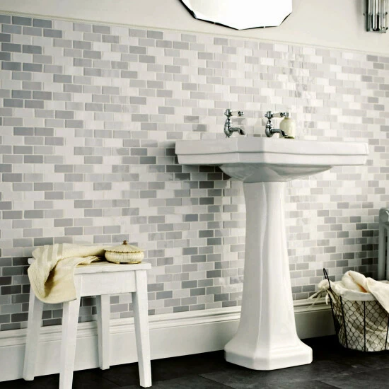 Best deal π€© Merola Tile Antic Craquelle Gris Mix 3" X 6" Ceramic Subway Wall Tile π - Image 6