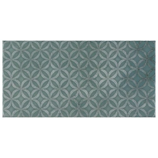 Cheap β Merola Tile Camden Decor Emerald 4" X 8" Ceramic Wall Tile π - Image 2
