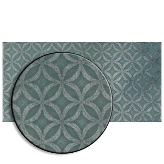 Cheap β Merola Tile Camden Decor Emerald 4" X 8" Ceramic Wall Tile π - Image 3