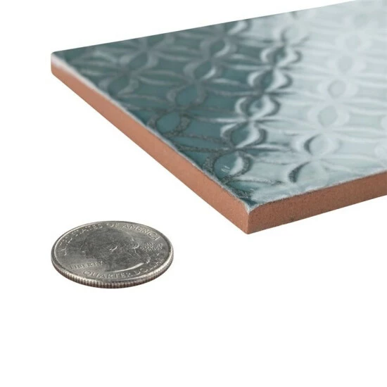 Cheap β Merola Tile Camden Decor Emerald 4" X 8" Ceramic Wall Tile π - Image 5