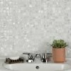 Brand new 👍 Merola Tile Conchella Square White 12" X 12" Natural Seashell Mosaic Tile ⌛