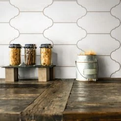 Best Sale 😀 Merola Tile Alhama Provenzal White 6-1/4" X 12-3/4" Porcelain Floor And Wall Tile - Case (20 Tiles) 👍