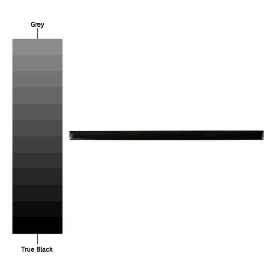 Promo π Merola Tile Nero .36" X 7.86" Ceramic Listelo Liner Wall Trim Tile - (1 Tile) β - Image 3