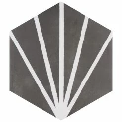 Deals π Merola Tile Horizon Dusk Hex Nero 7-3/4 X 9 Ceramic Floor And Wall Tile π