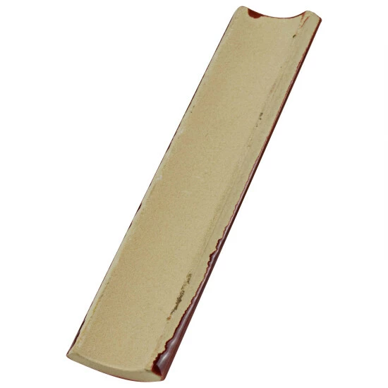 Outlet π Merola Tile Novecento Cubrecantos Burdeos 1.25" X 5.13" Ceramic Wall Trim Tile - 1 Tile π - Image 4