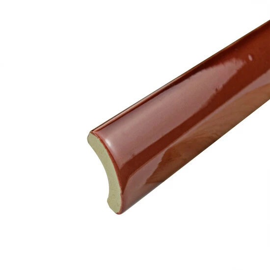 Outlet π Merola Tile Novecento Cubrecantos Burdeos 1.25" X 5.13" Ceramic Wall Trim Tile - 1 Tile π - Image 5