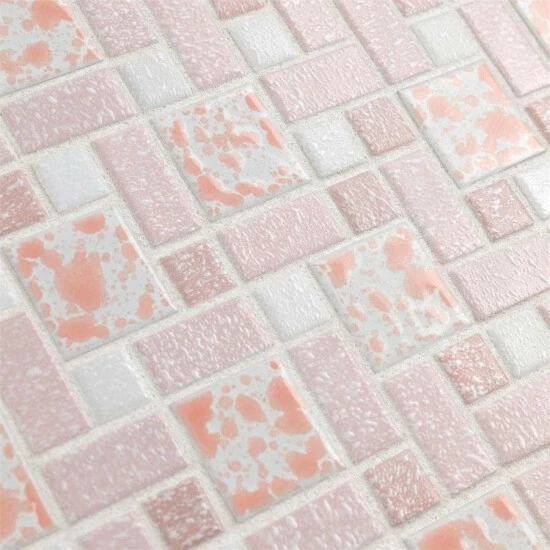 Cheapest ❤️ Merola Tile Academy Pink 11.75" X 11.75" Porcelain Mosaic Tile ⭐ 7 Cheapest ❤️ Merola Tile Academy Pink 11.75" X 11.75" Porcelain Mosaic Tile ⭐ - Image 7