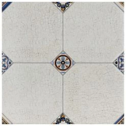 Buy 🥰 Merola Tile Manises Jet Blanco 13.13" X 13.13" Ceramic Floor And Wall Tile 🎉