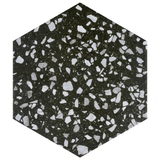 Coupon β Merola Tile Venice Hex Black 8.63" X 9.86" Porcelain Floor And Wall Tile π€©