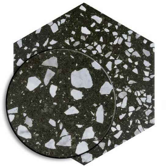 Coupon β Merola Tile Venice Hex Black 8.63" X 9.86" Porcelain Floor And Wall Tile π€© - Image 2