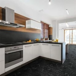 Brand new 🎁 Merola Tile Marquina Kayak Black 7" X 13" Porcelain Floor And Wall Tile 🎉