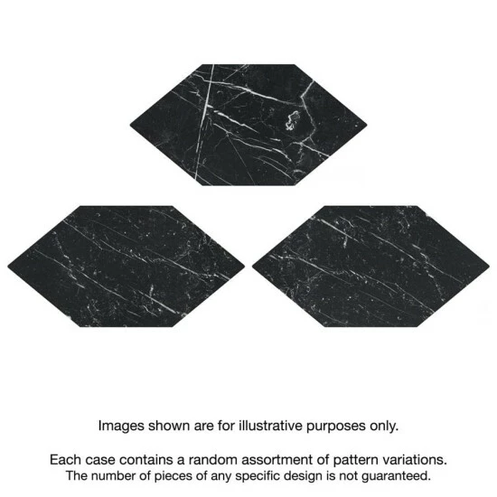 Brand new π Merola Tile Marquina Kayak Black 7" X 13" Porcelain Floor And Wall Tile π - Image 5