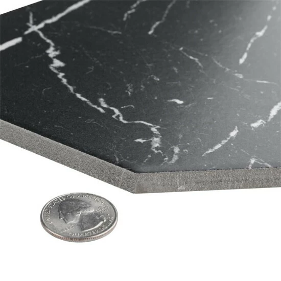 Brand new π Merola Tile Marquina Kayak Black 7" X 13" Porcelain Floor And Wall Tile π - Image 6