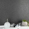 Best reviews of 🛒 Merola Tile Gotham 1" Hex Black 10-1/4" X 11-3/4" X 5 Mm Porcelain Unglazed Mosaic Tile ❤️
