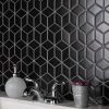 Top 10 🥰 Merola Tile Metro Rhombus Matte Black 10.5" X 12.13" Porcelain Mosaic 😍