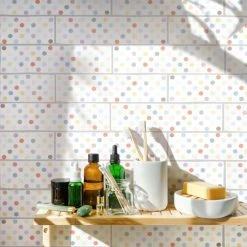 Budget 𧨠Merola Tile Chalk Decor Topos 3" X 11-3/4" Ceramic Wall Tile - Case (25 Tiles) β